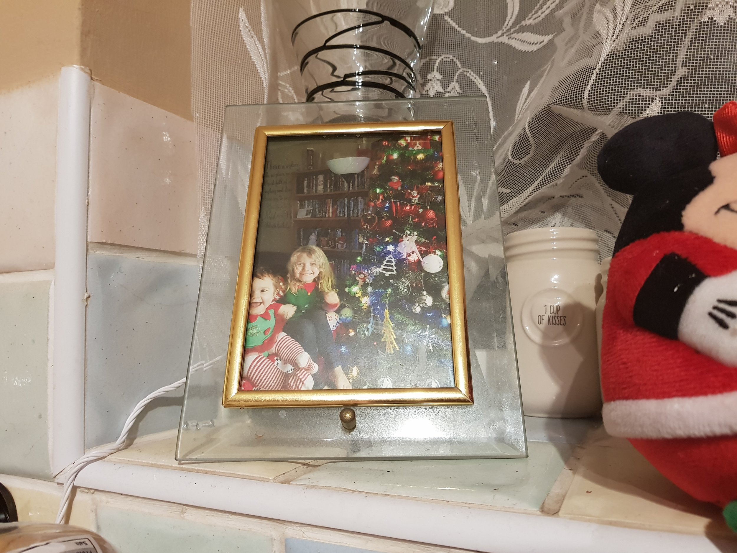 Christmas photo framed