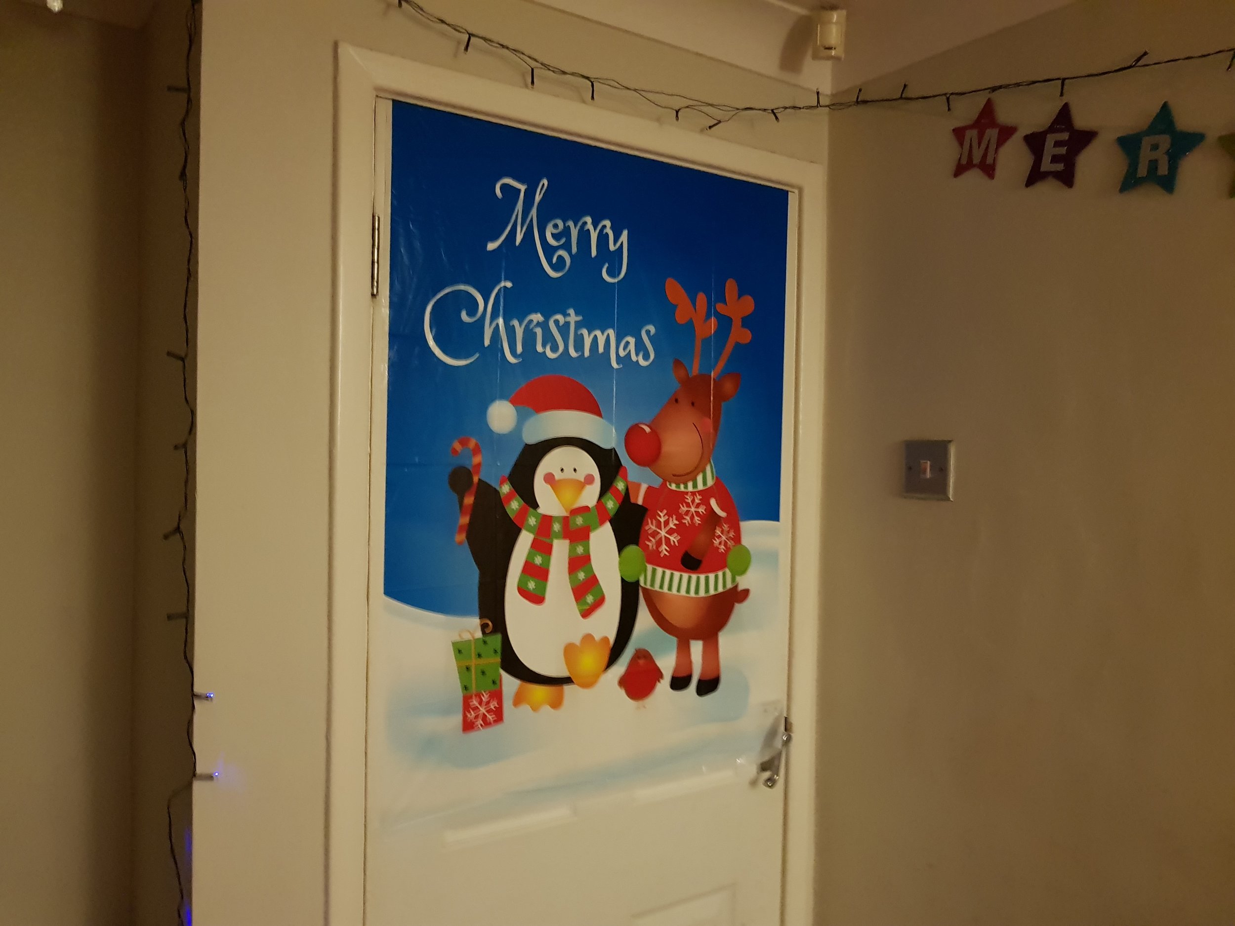 Merry Christmas door cover