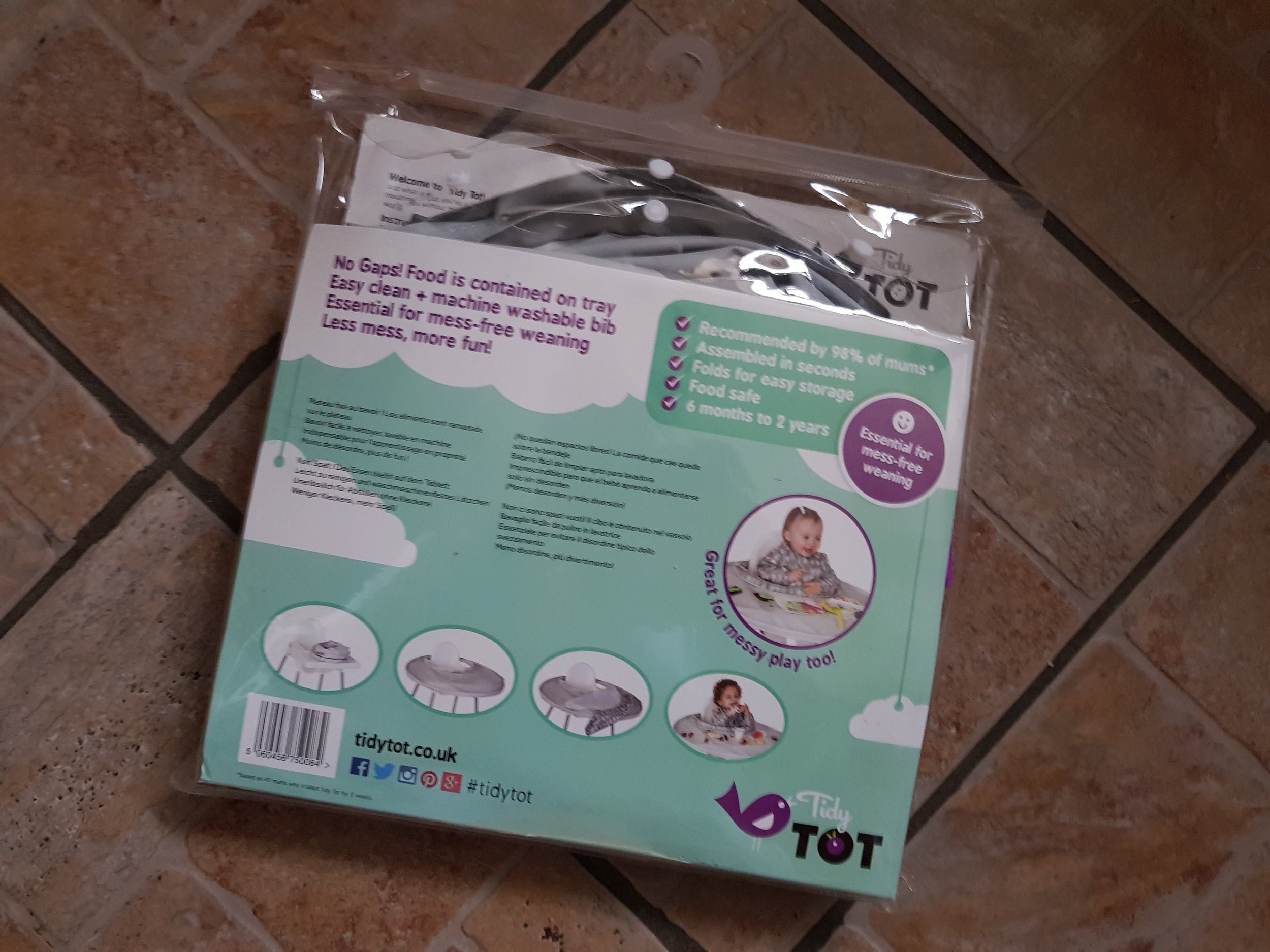 Tidy Tot Bib and Tray Kit Review - Mealtimes Without the Mess - A Mum  Reviews