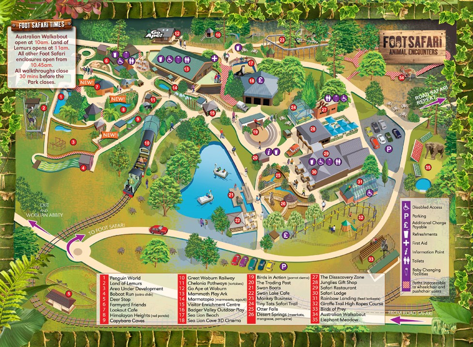 woburn safari park access card