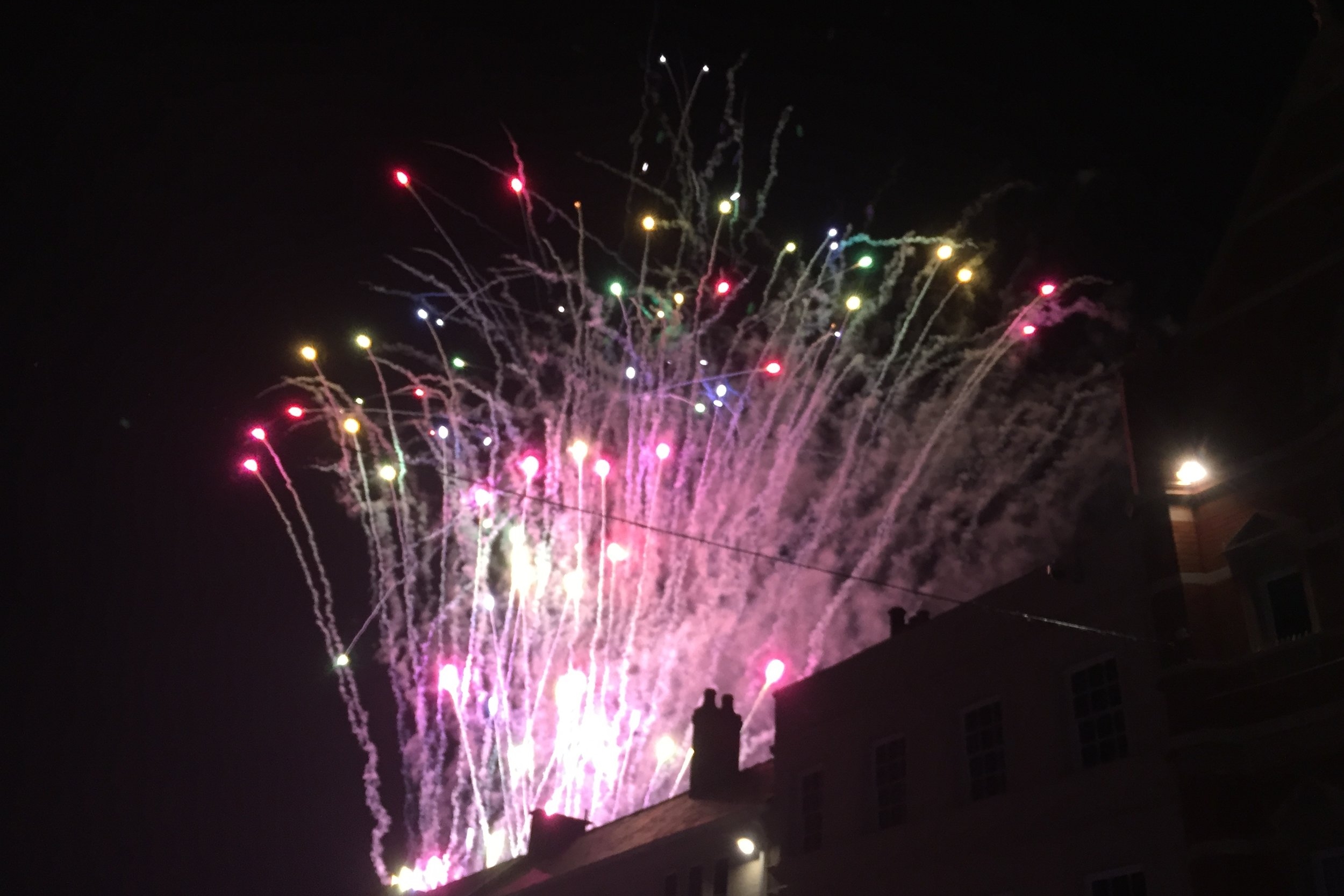 Peterborough light switch on 2017 fireworks