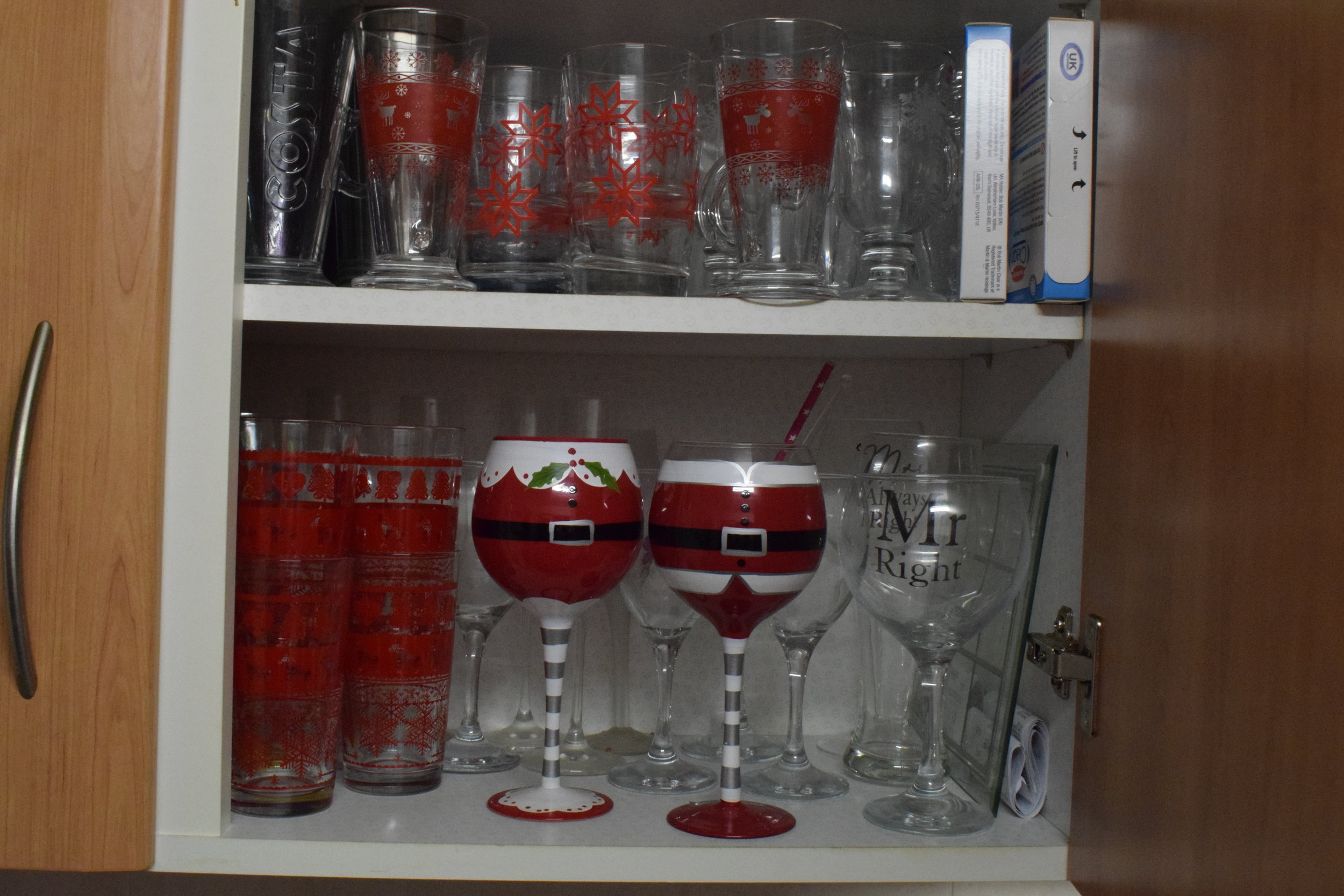 Christmas glasses