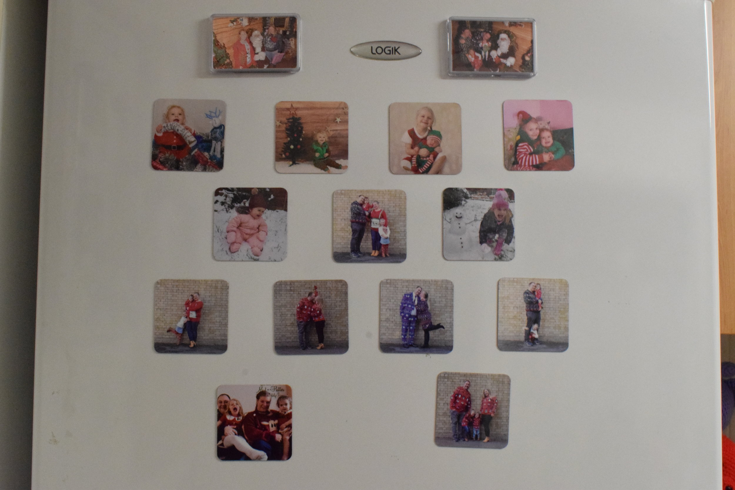 Christmas fridge magnets