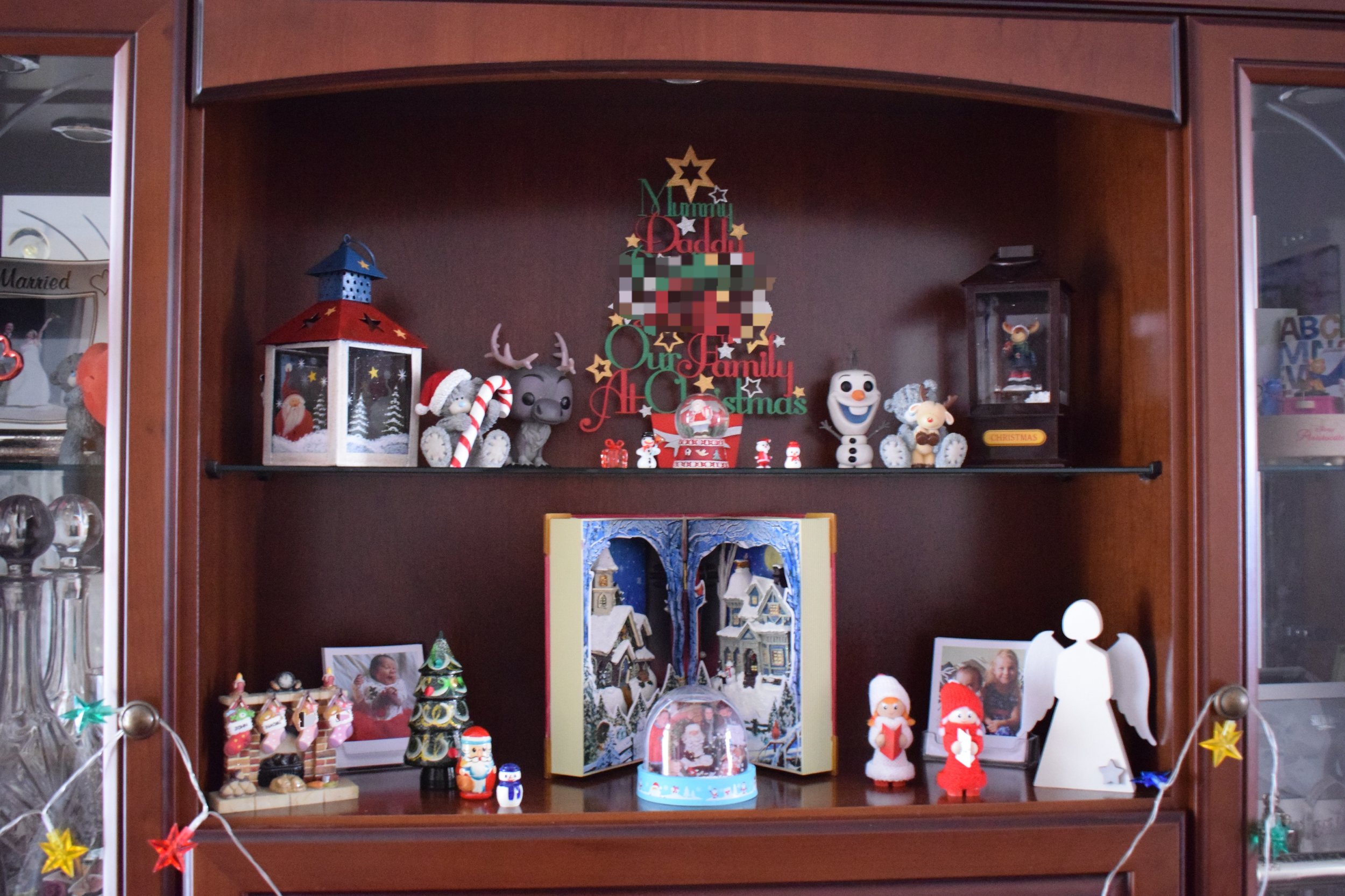 Our Christmas sideboard