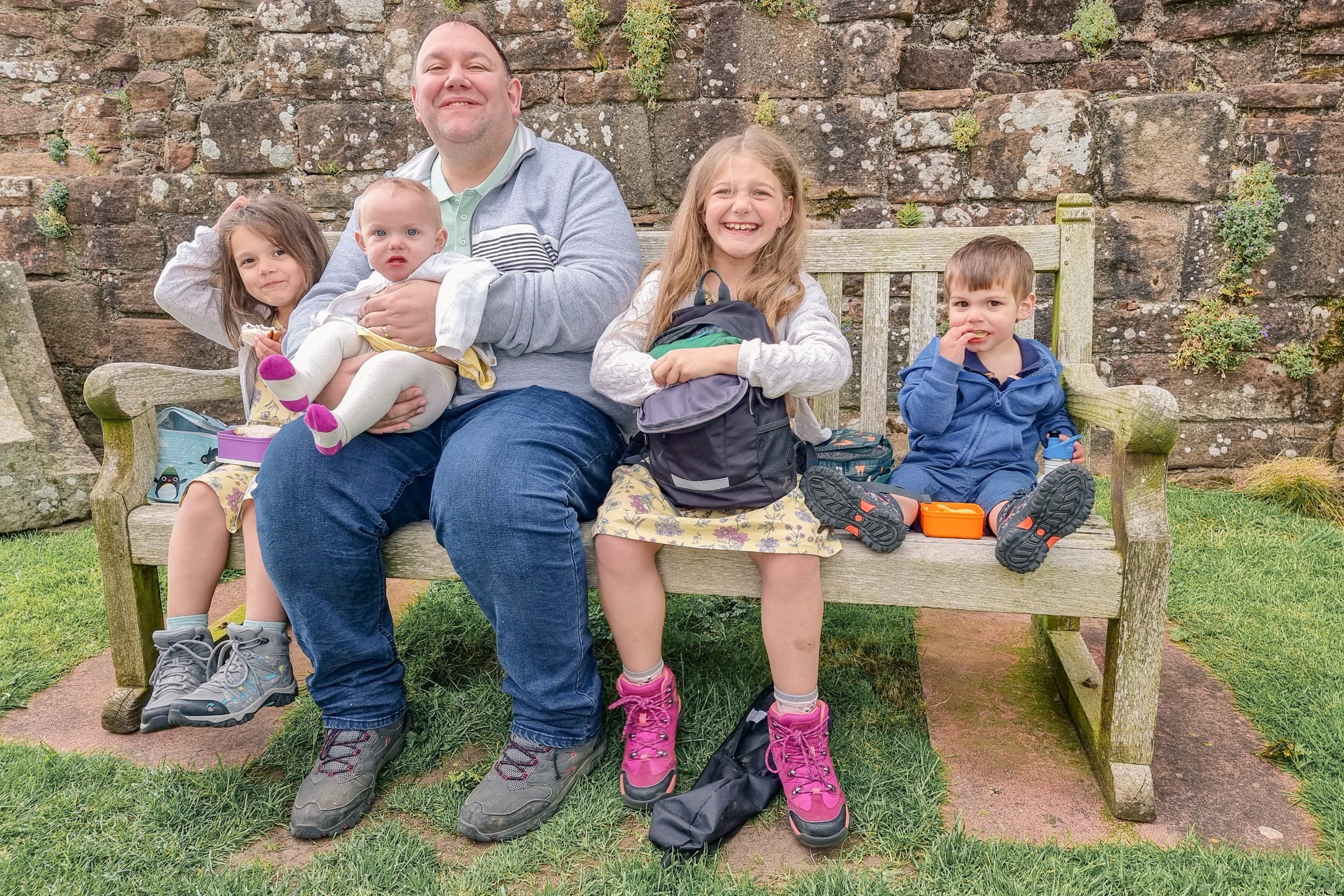 Smiles and picnics at Brougham Castle 