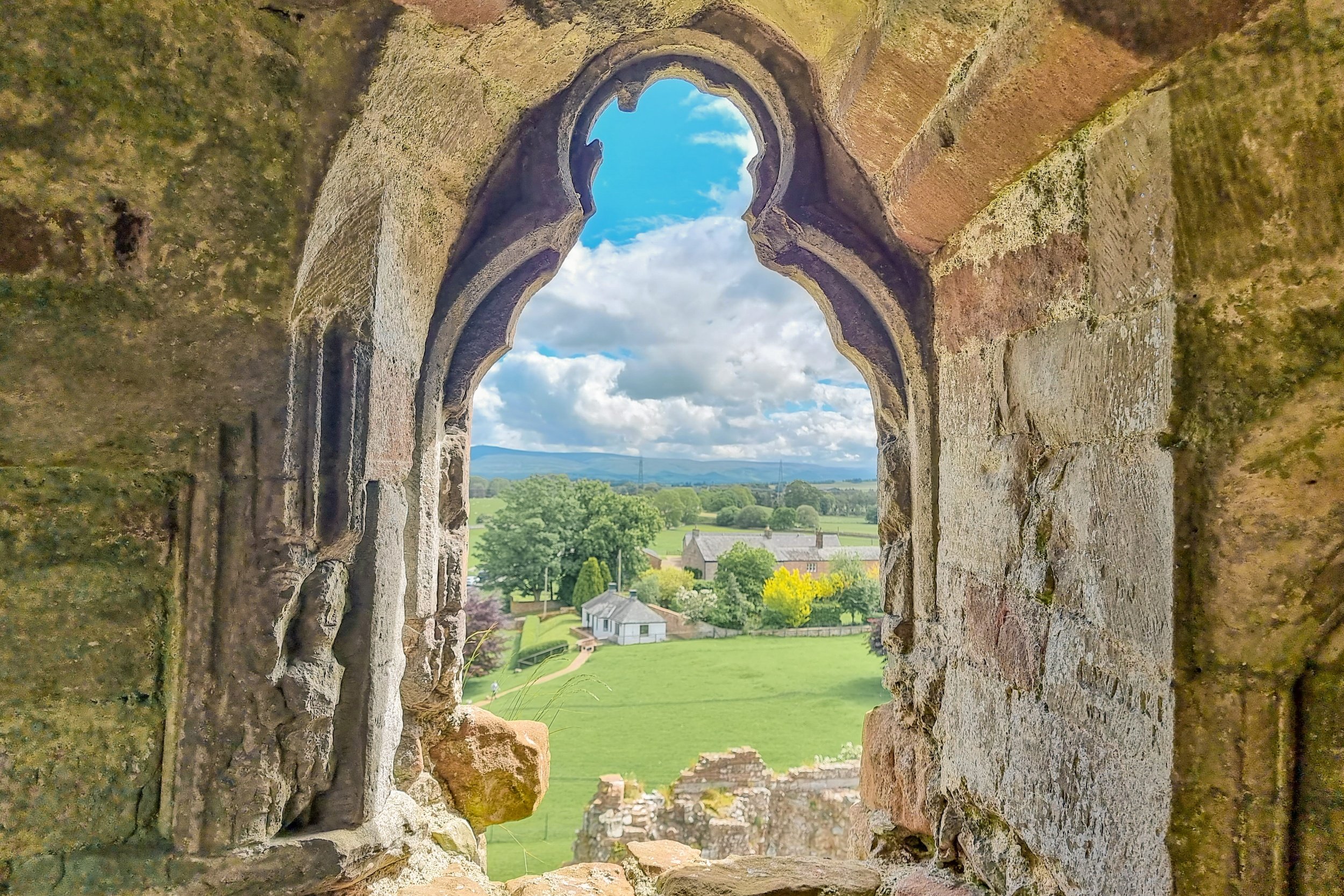 The view from Brougham Castle 