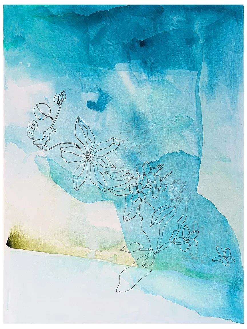 Seaful, 40" w x 30" h, acrylic on linen, $3600 | available through Bromfield Gallery