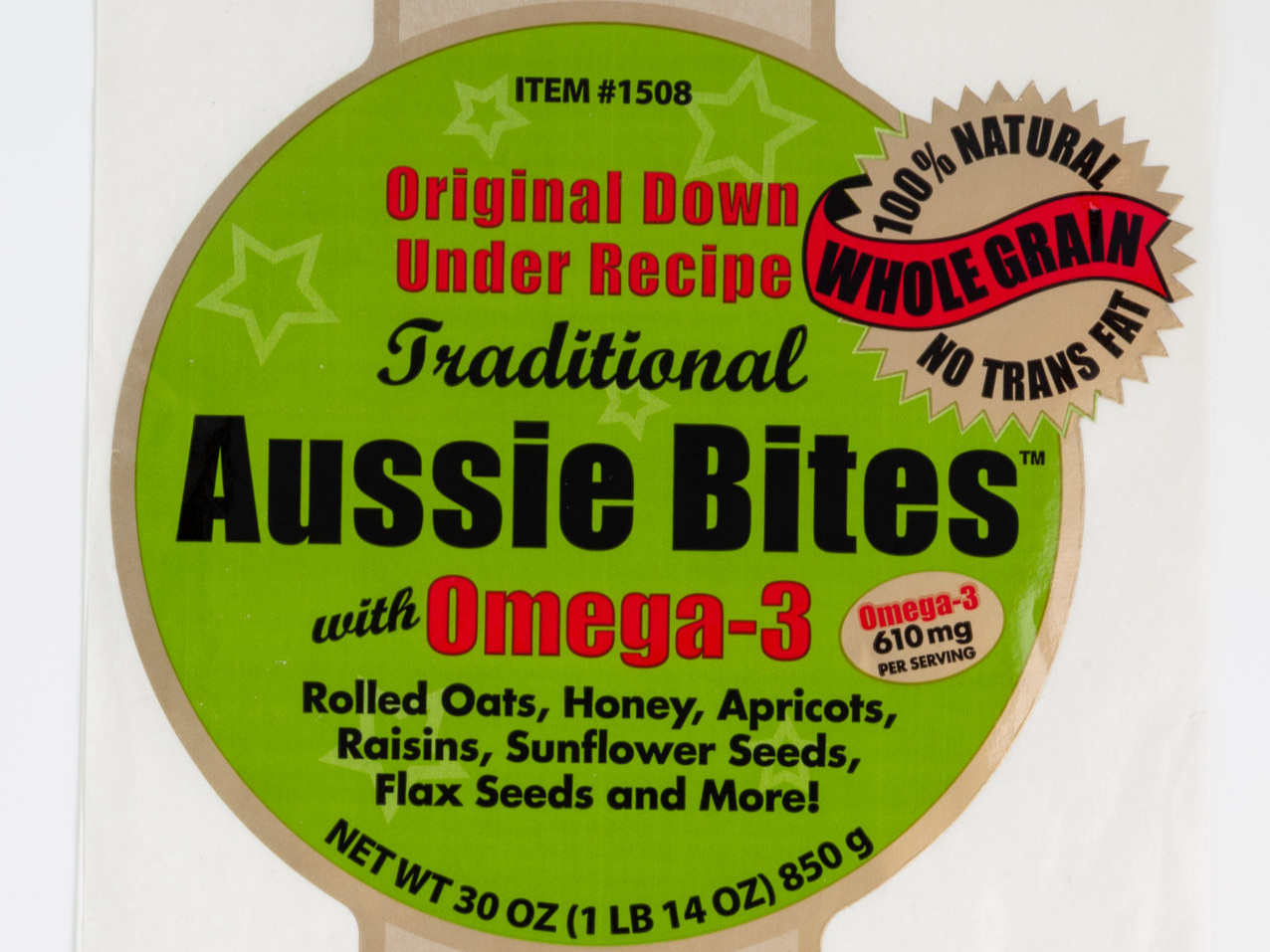 The first Aussie Bites label
