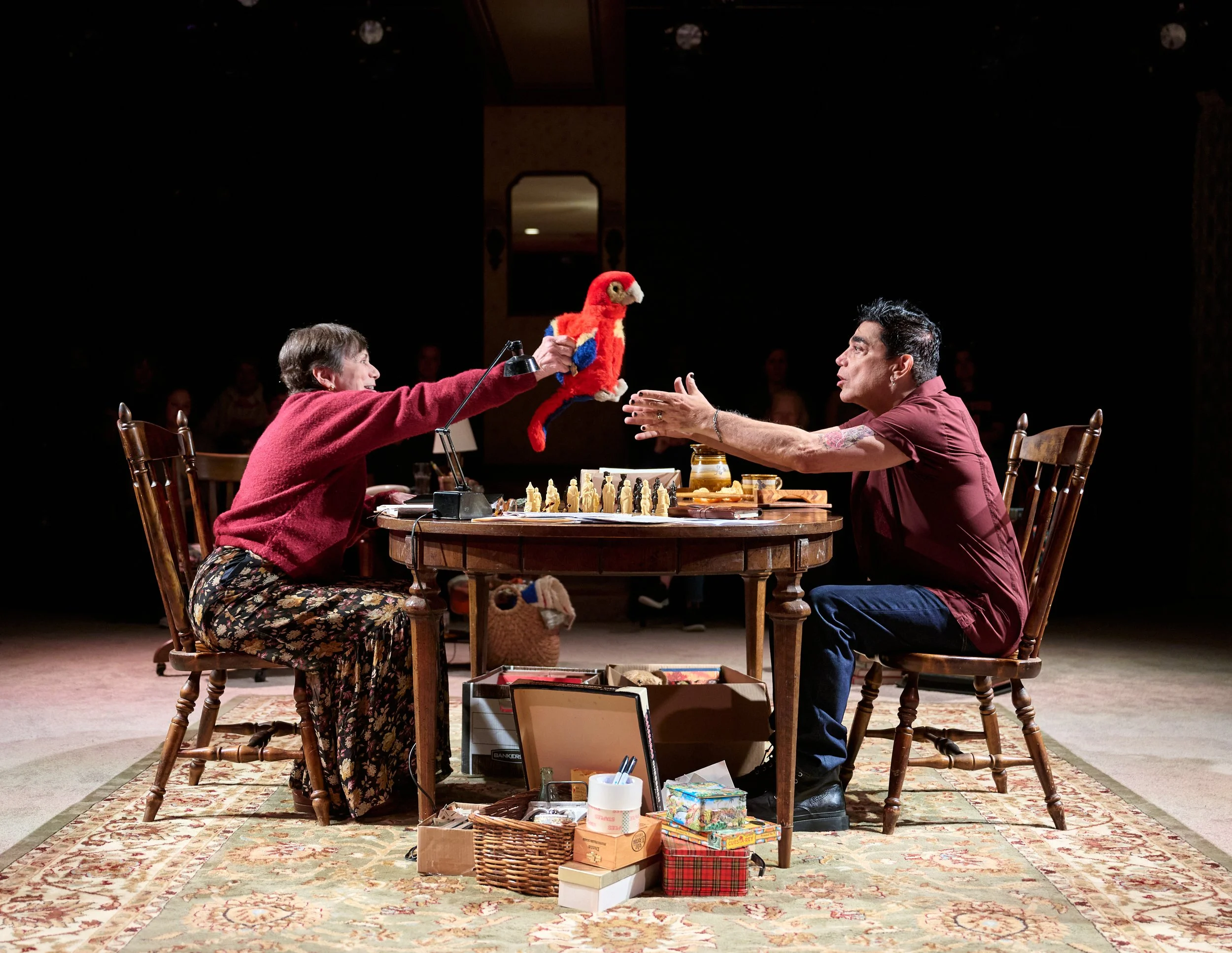 12.	Alma Cuervo (Q) and Michael DeLorenzo (Z) in What Became of Us at Signature Theatre. Photo by DJ Corey Photography.jpg