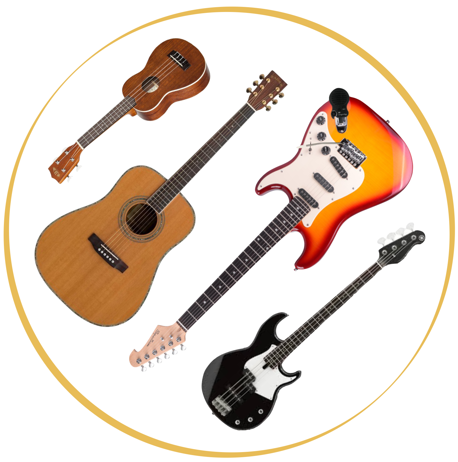 cortar hipocresía Automatización The Guitar and Ukulele Family — All Newton Music School