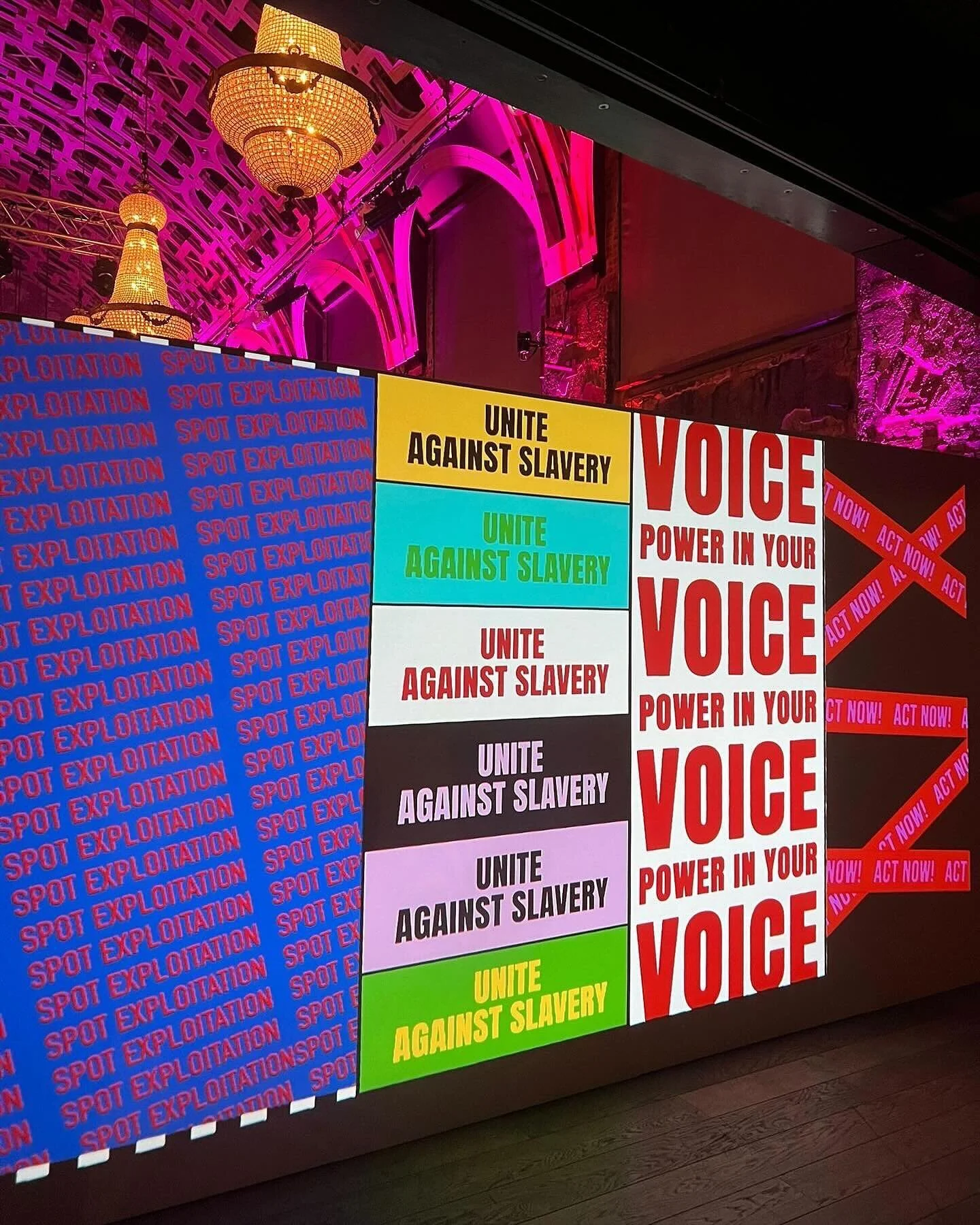 There are more than 50million people living in modern slavery around the world today, and earlier this week @the_anti_slavery_collective raised over &pound;1 million to fight against it!

TRIADIC was honoured to have created all the graphics for this