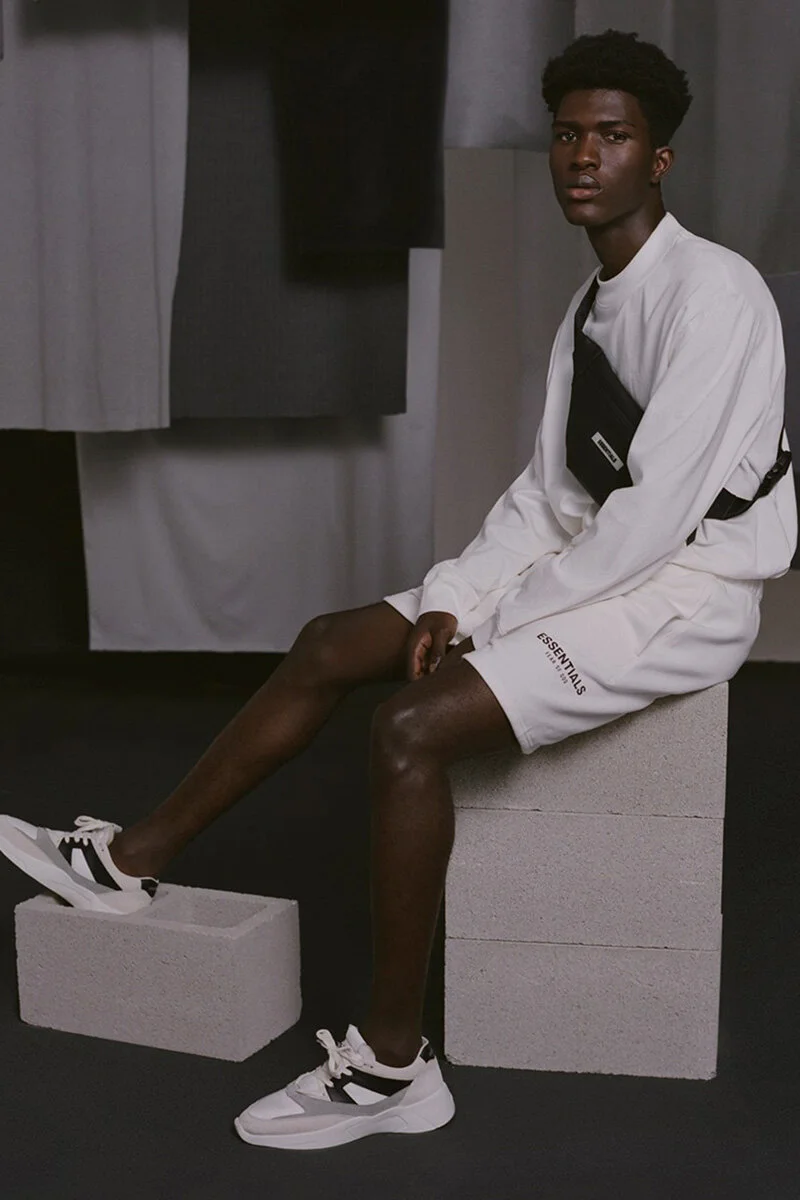 fear of god essentials backless runner