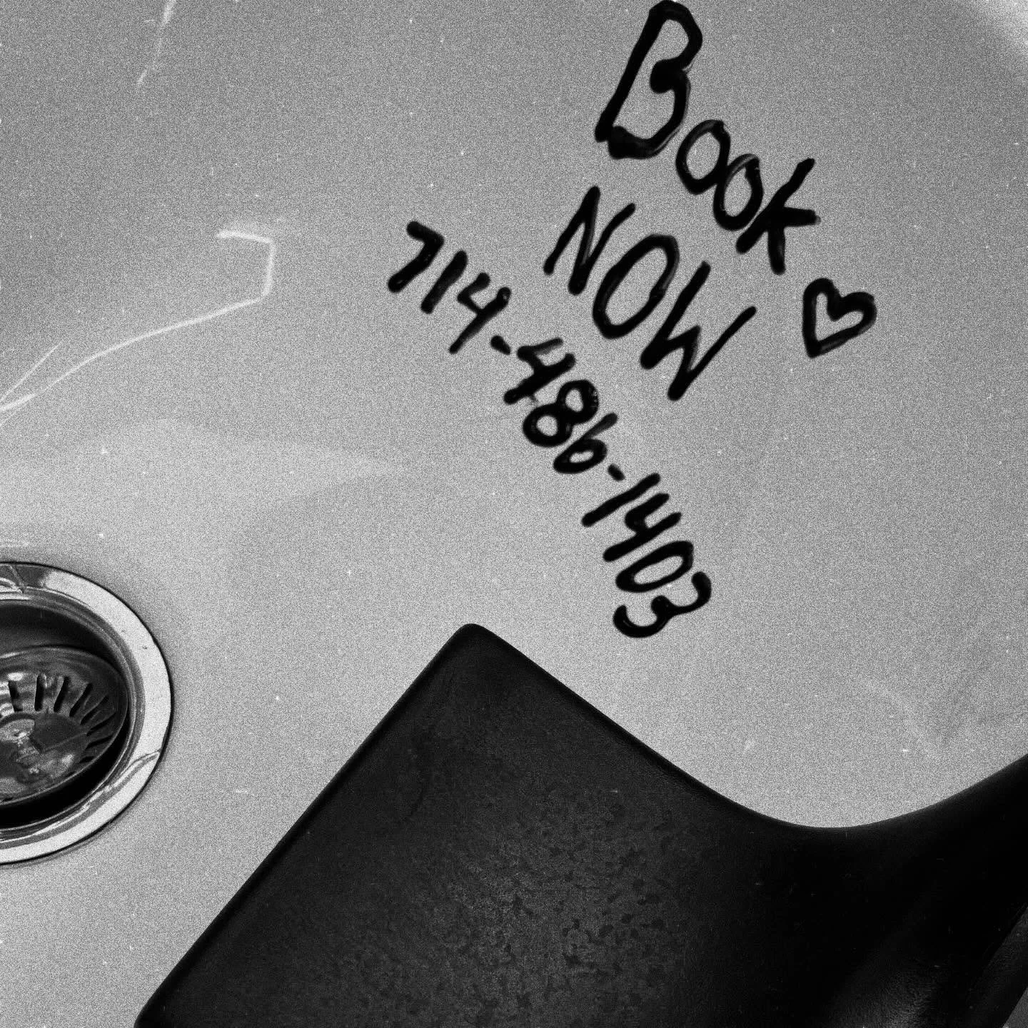 Healthy hair starts at the bowl &mdash; book now 🖤