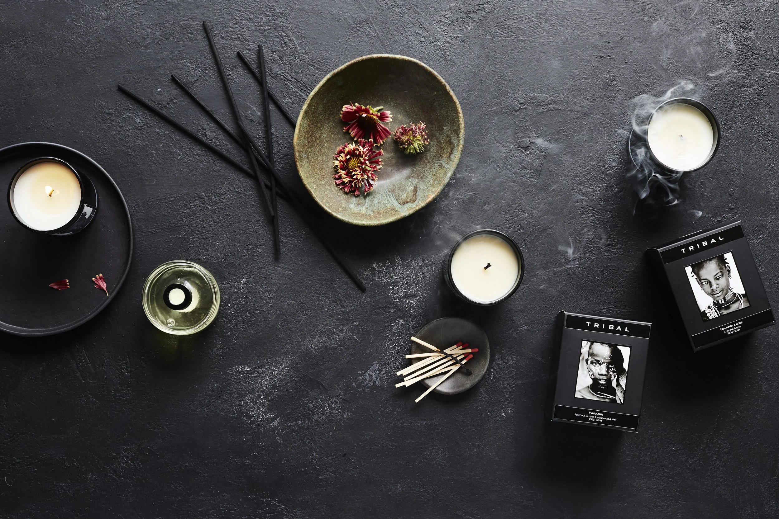 ASH CANDLES TRIBAL WITH JESSIE PRINCE