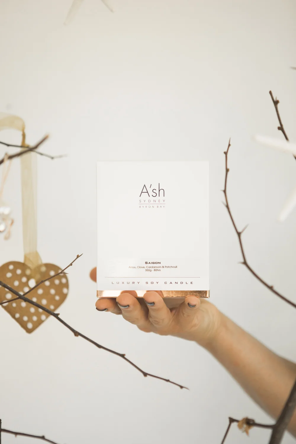 A'SH CANDLES WITH RAFFAELLA DICE