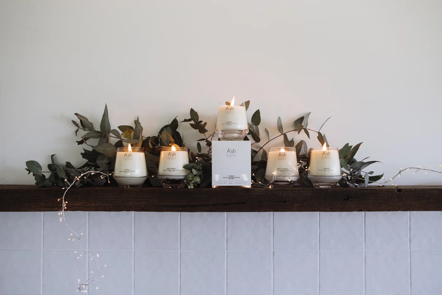 A'SH CANDLES WITH RAFFAELLA DICE