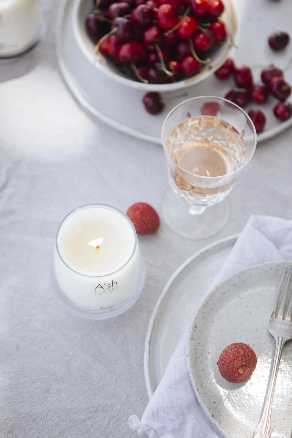 A'SH CANDLES WITH RAFFAELLA DICE