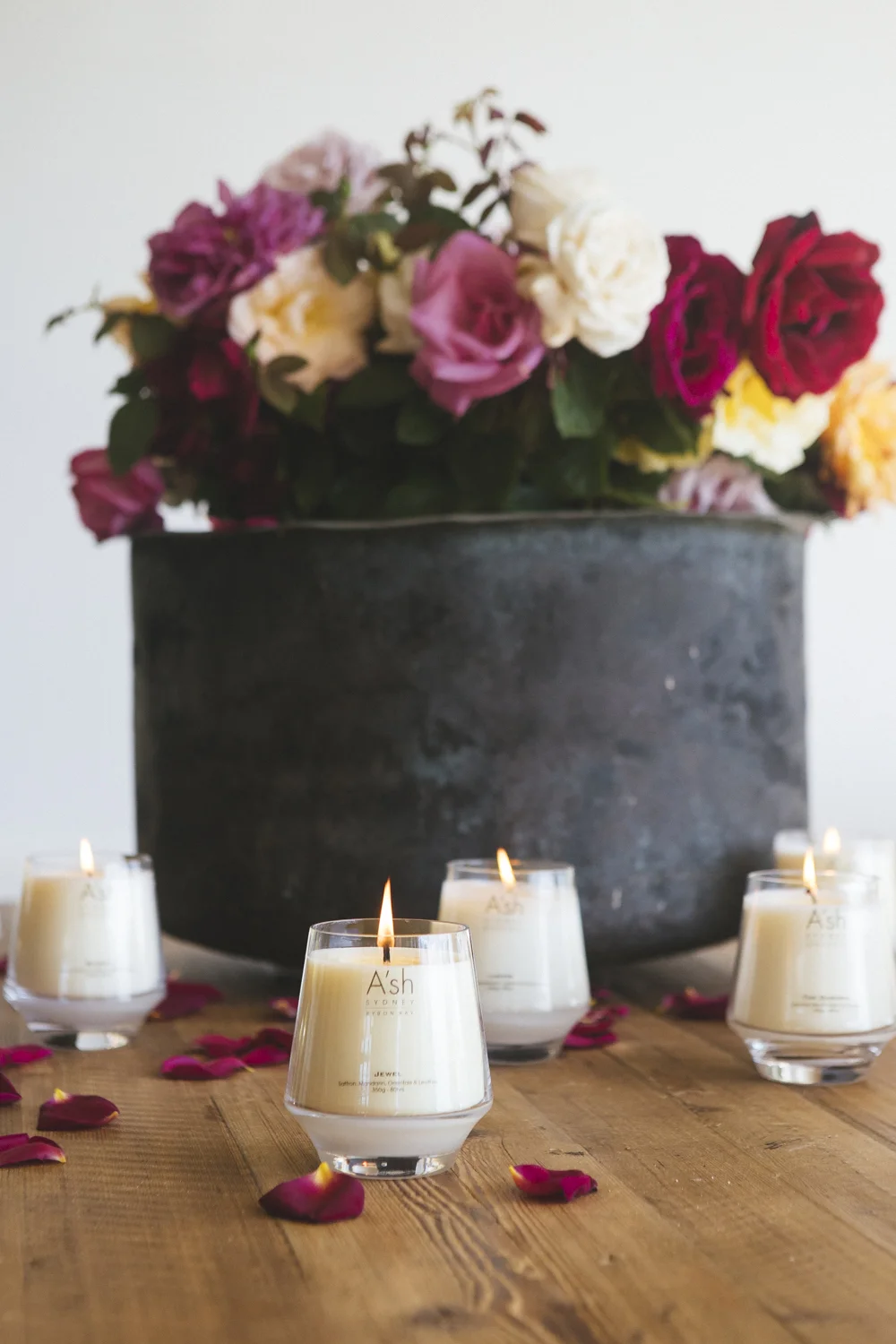 A'SH CANDLES WITH RAFFAELLA DICE