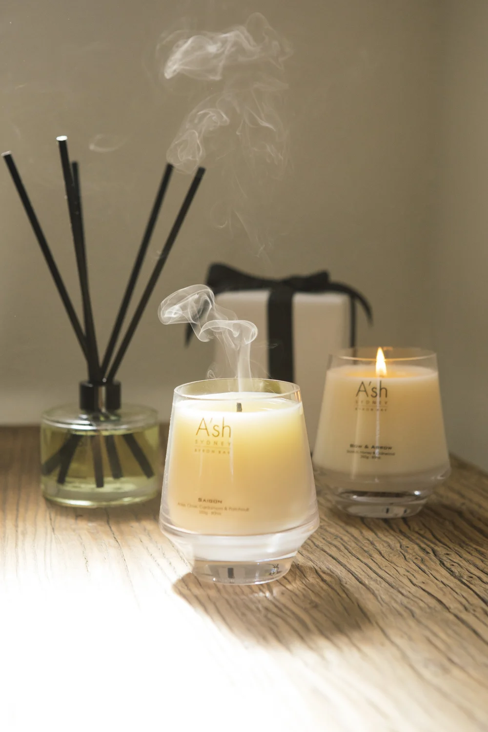 A'SH CANDLES WITH RAFFAELLA DICE