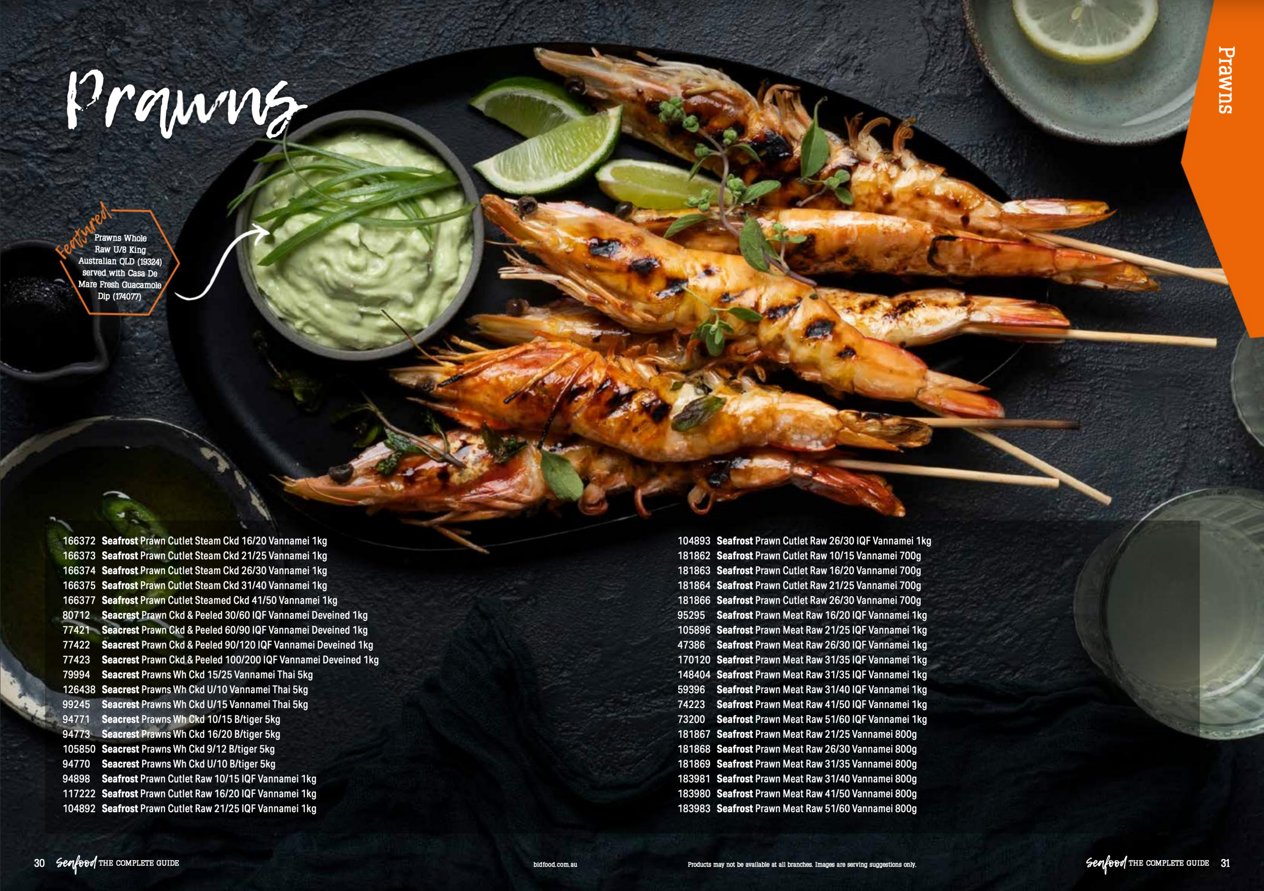Seafood Directory Bidfood 