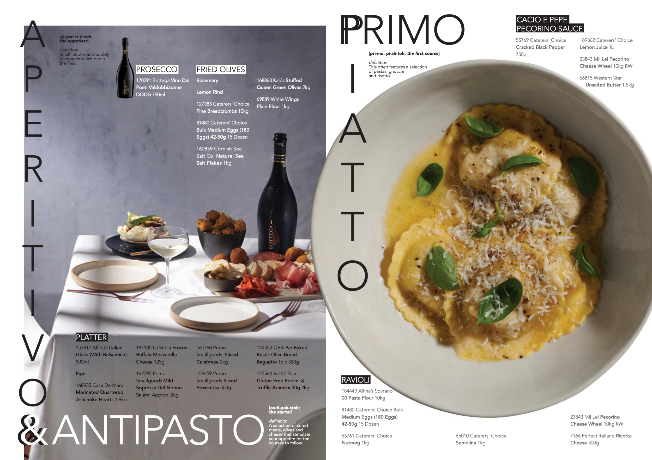 Modern Italian Bidfood