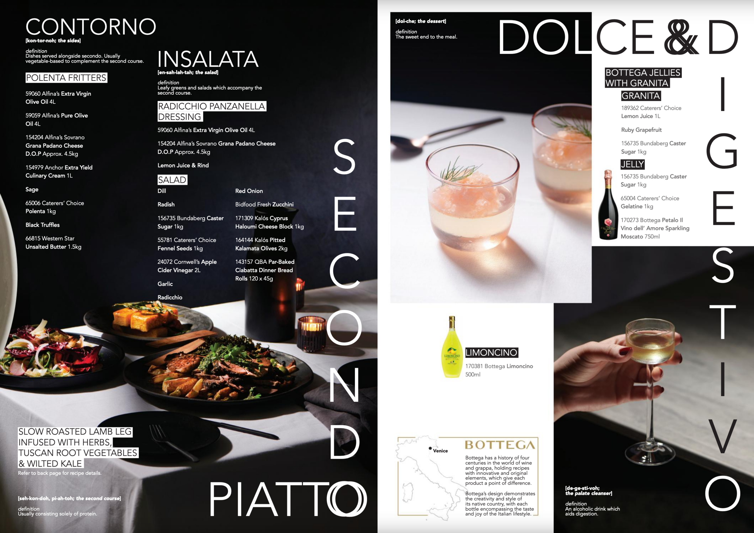 Modern Italian Bidfood