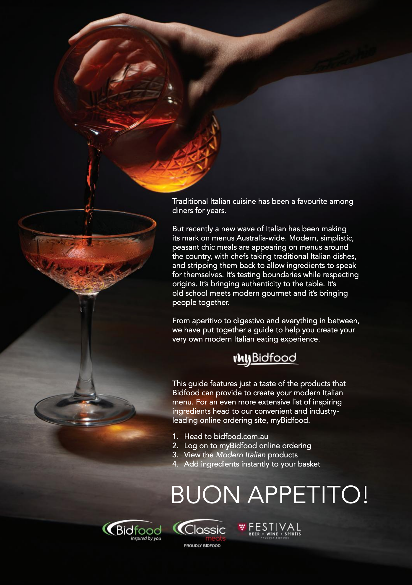 Modern Italian Bidfood