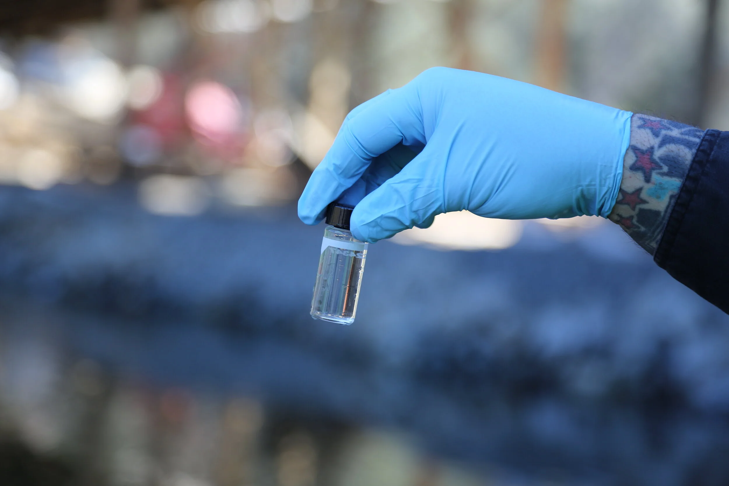 Water Sample Ready for Testing