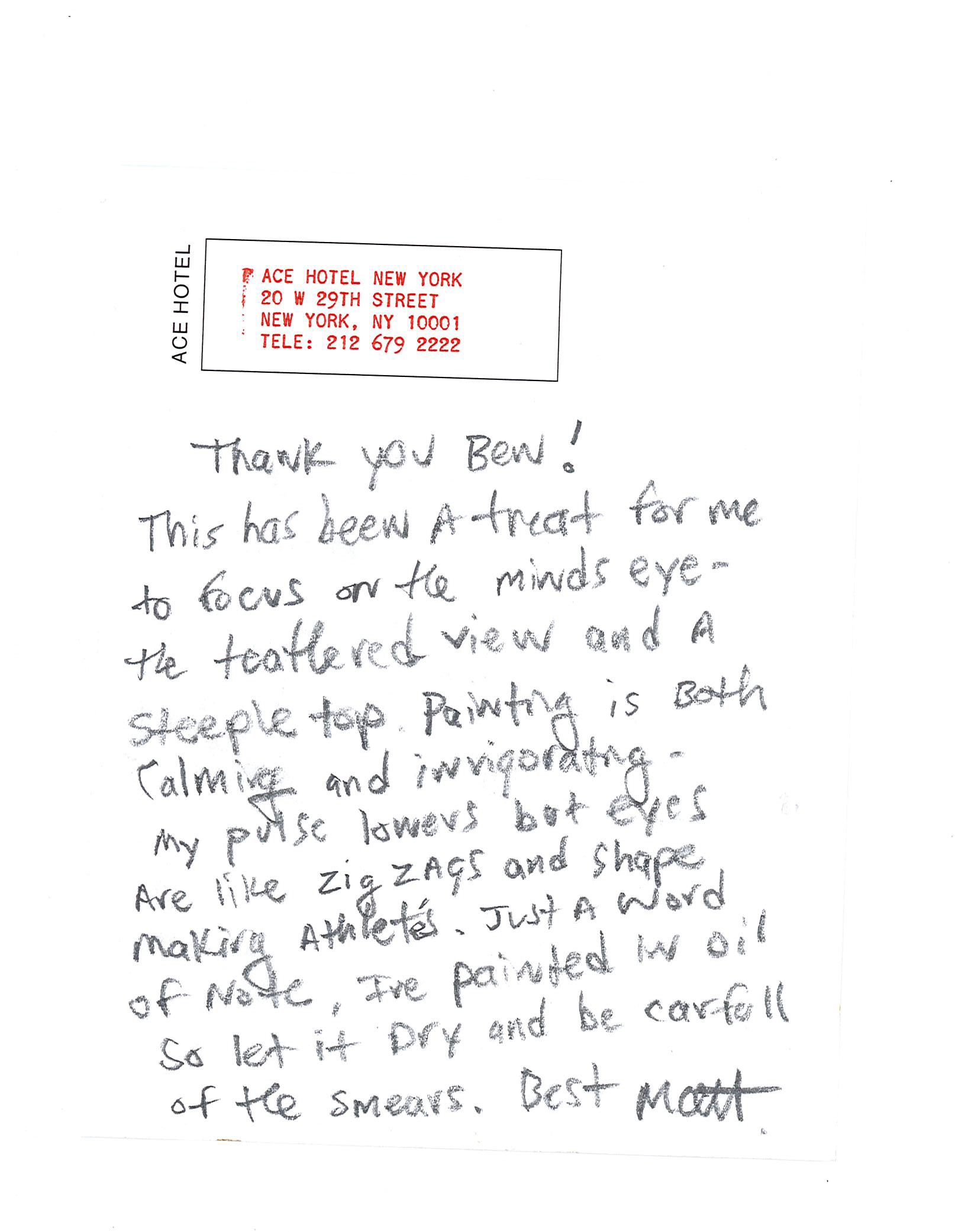 note by matt murphy