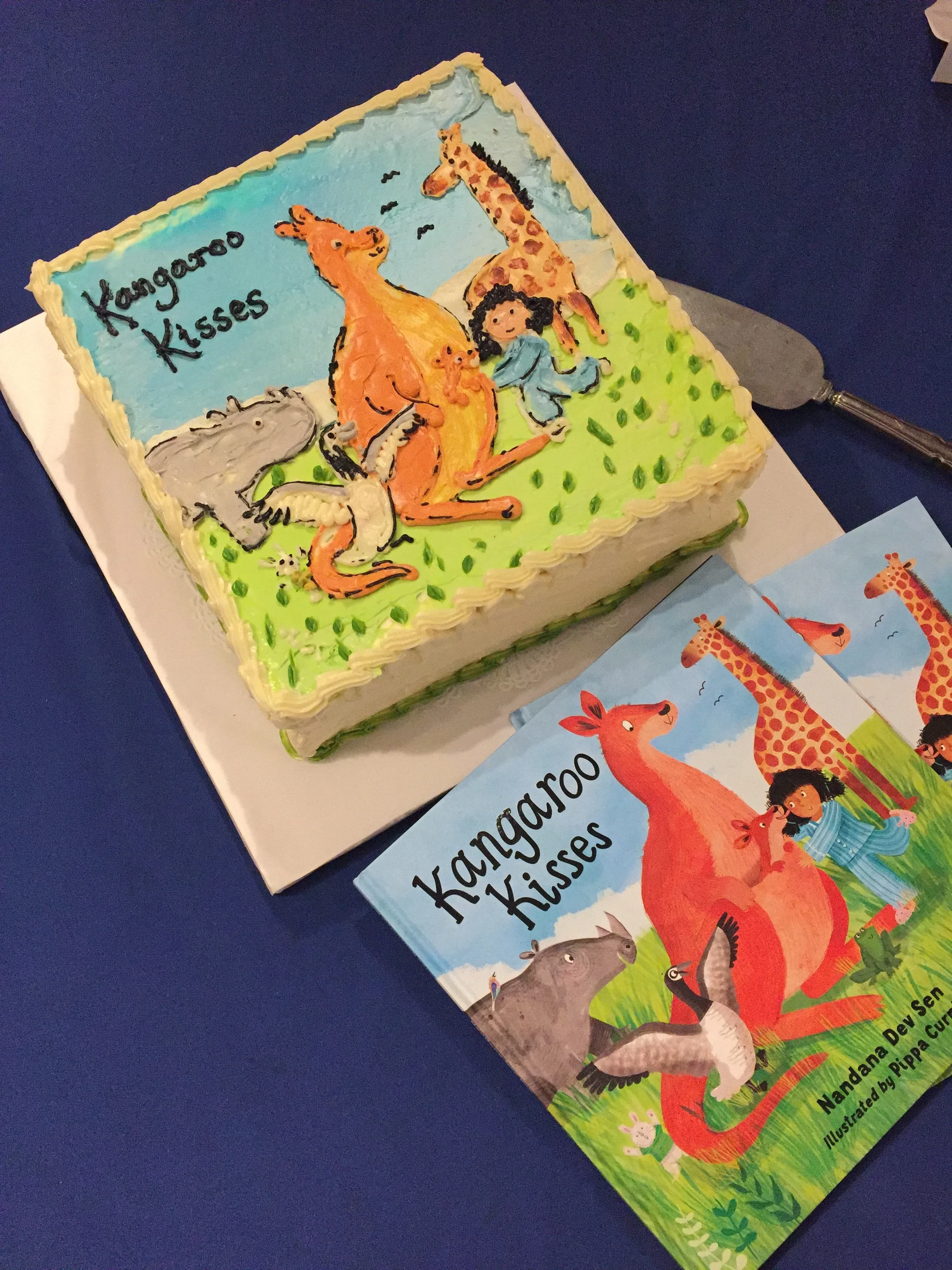You can have your cake - and read it too! " Kangaroo Kisses cake , Books of Wonder, September 25, 2016