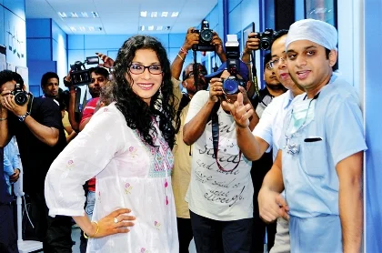 Members of the media also learned about the Centre's work.