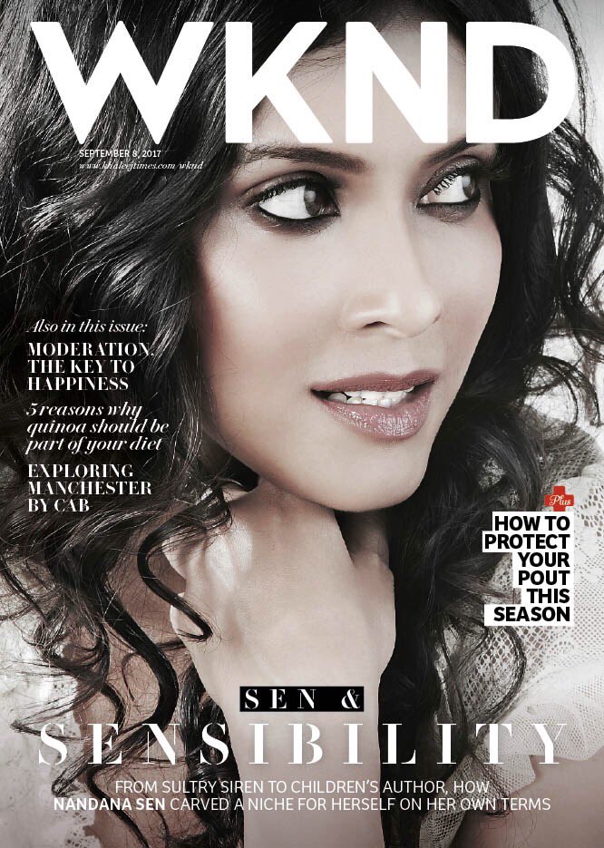 From sultry siren to children's author, how Nandana Sen carved a niche for herself on her own terms - click her for full article (external link) WKND, KHAEELJ TIMES, September 8, 2017
