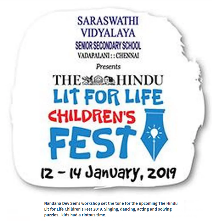 The Hindu - click here to see full article (external website) January 10, 2019