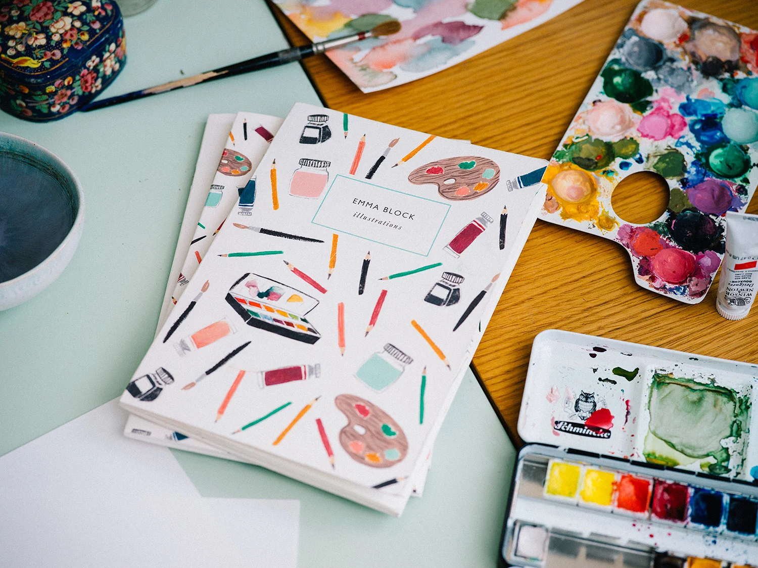 Watercolour in Blossom with Papier