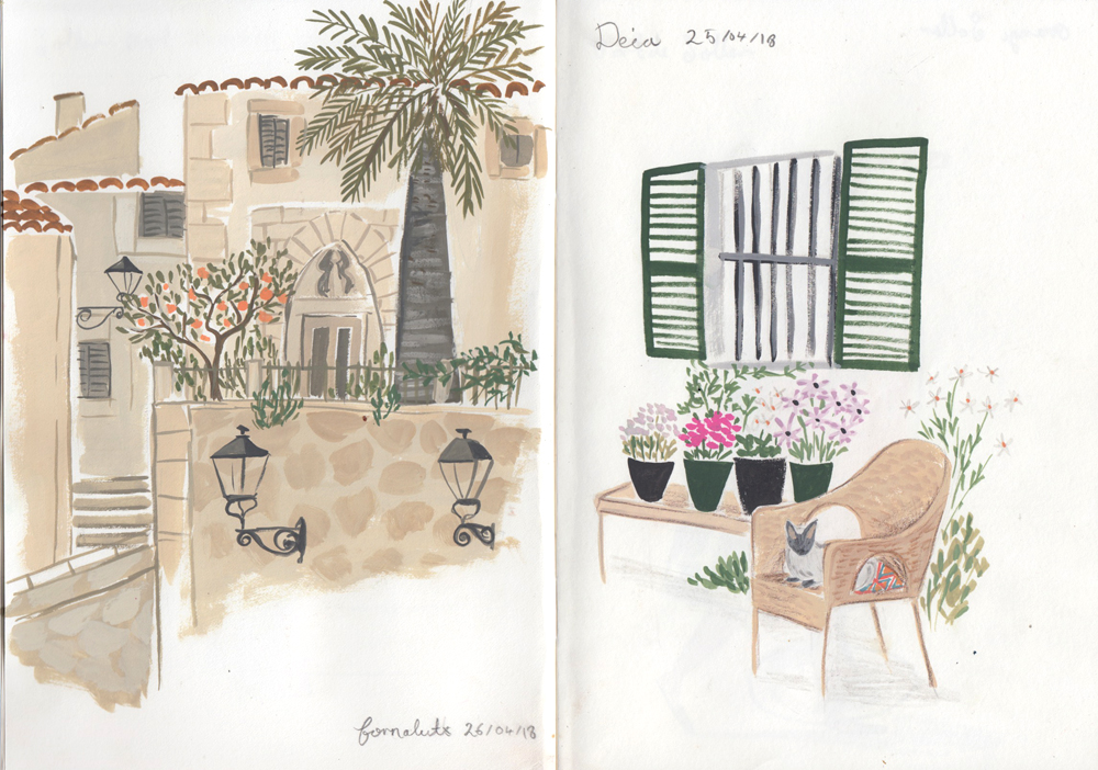 Gouache Sketchbook Online Course with Domestika — Emma Block Illustration