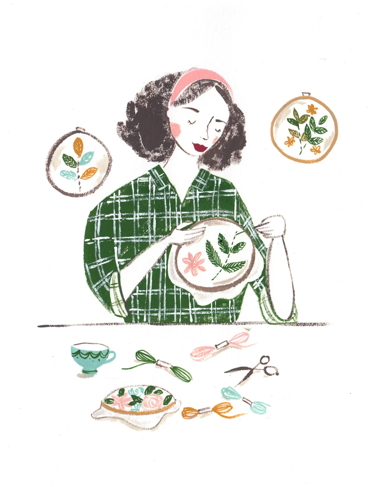 Patterned Papers for Mollie Makes — Emma Block Illustration