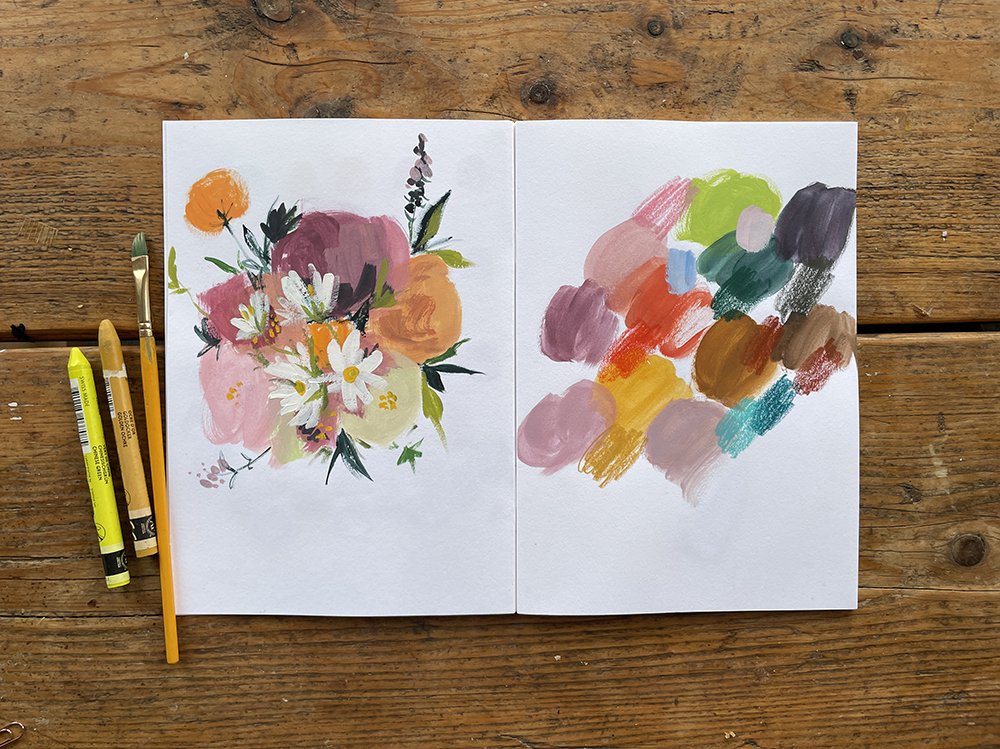 Emma Block Gouache Sketchbook - free UK shipping — Emma Block Illustration