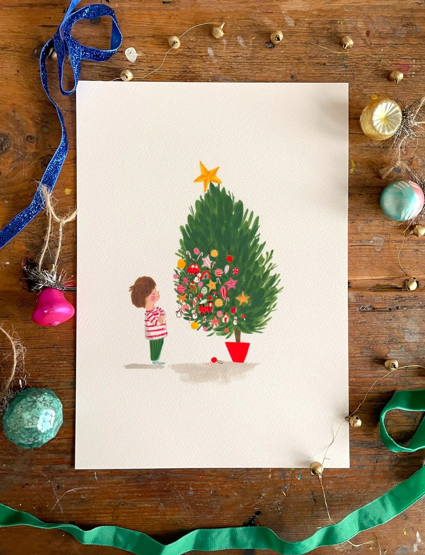 The Christmas Tree Art Print