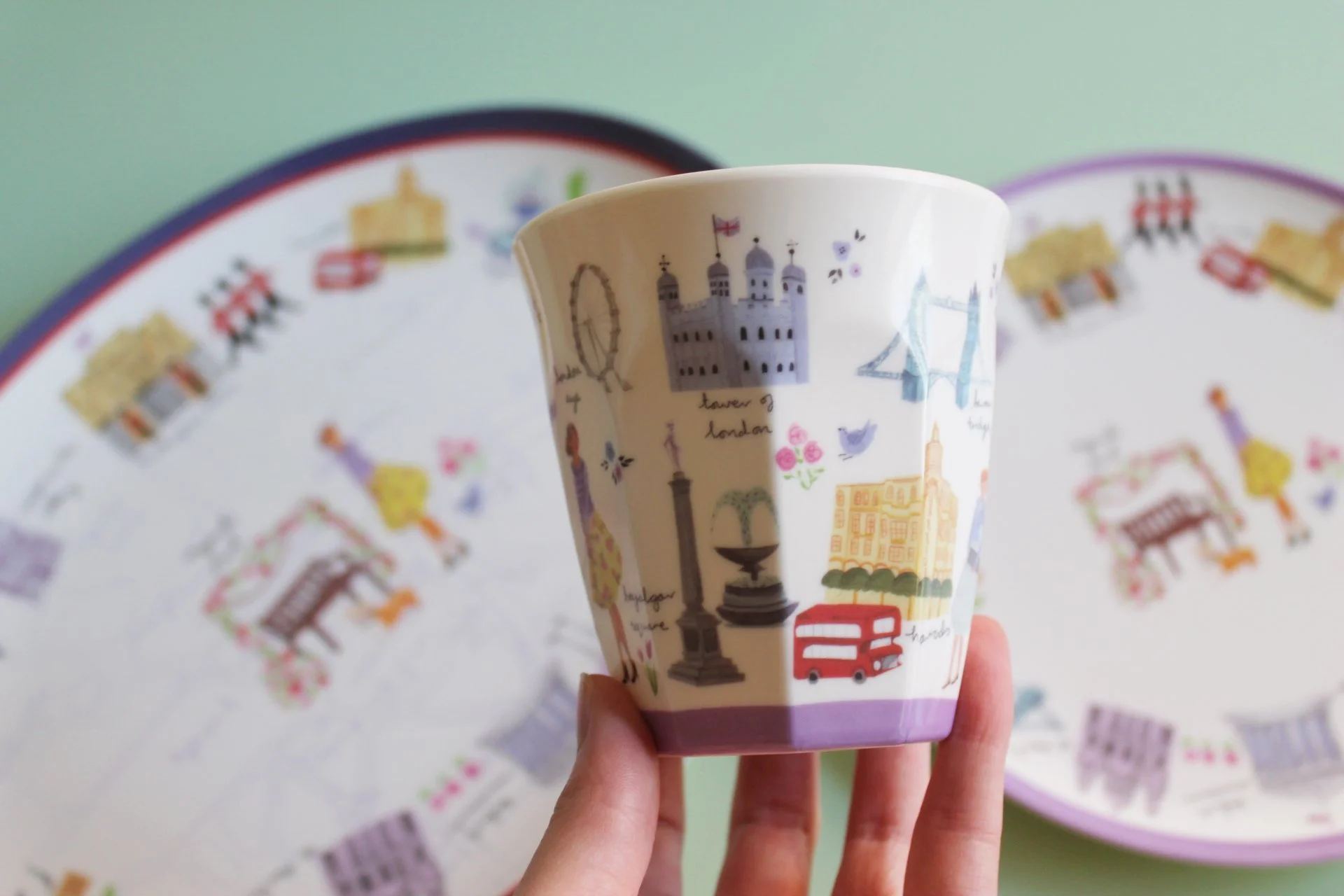 london melamime picnic plates.jpg
