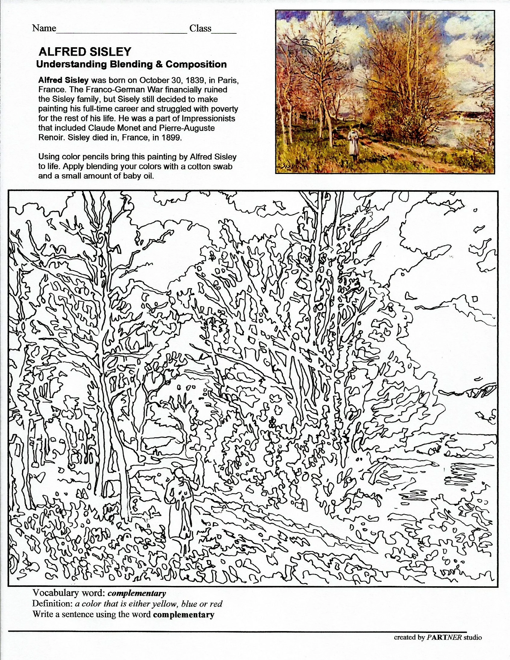 Alfred Sisley -Landscape #1