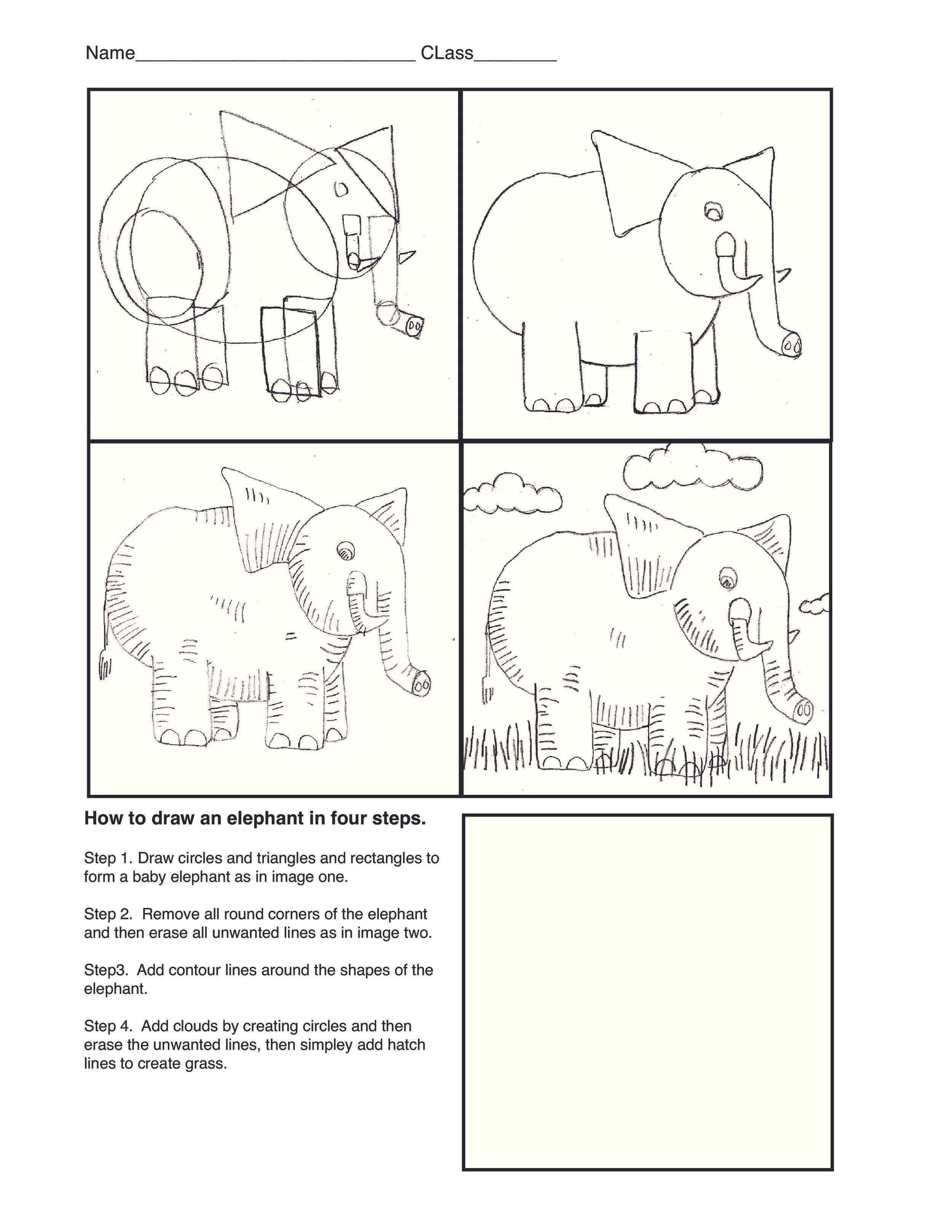 Drawing an Elephant
