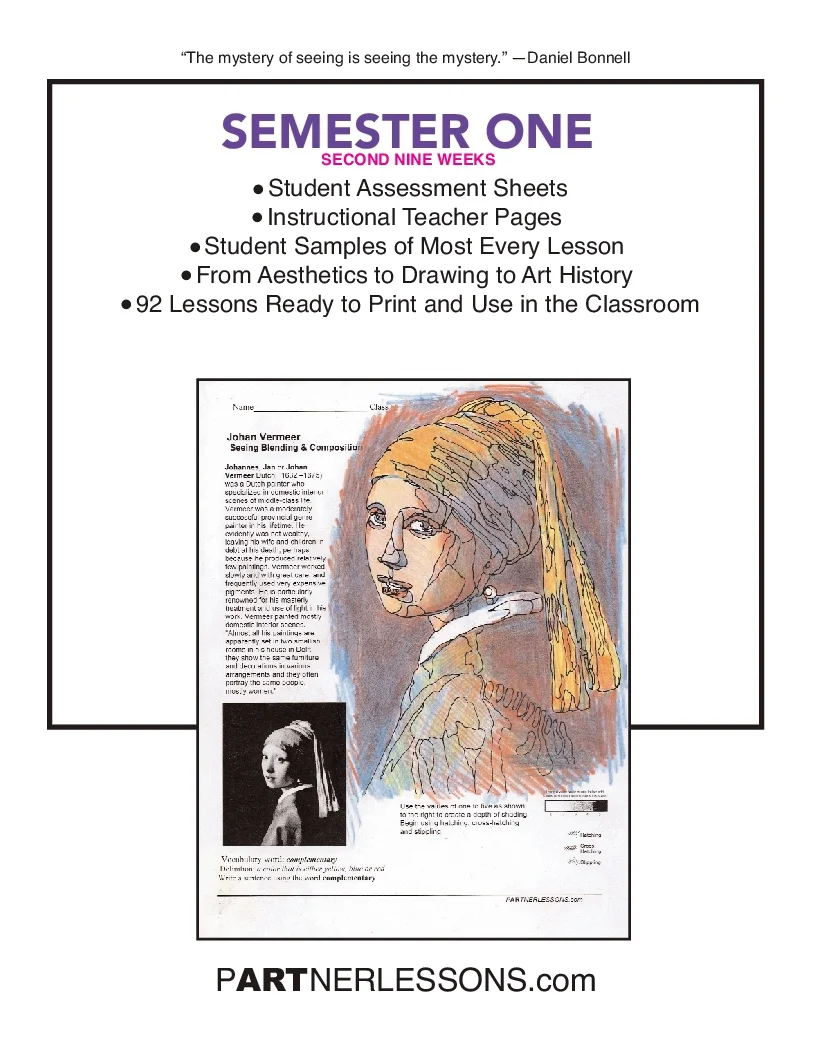 First Semester Second Nine Weeks of PartnerLessons