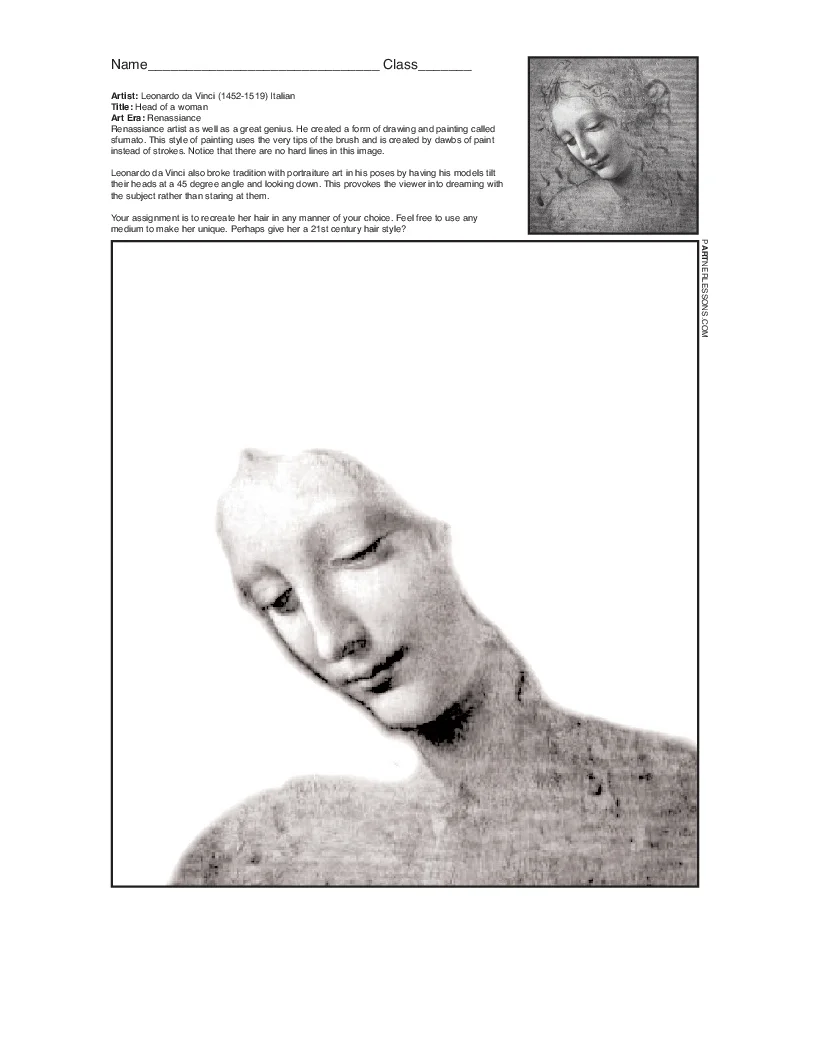 Leonardo's Bad Hair Day