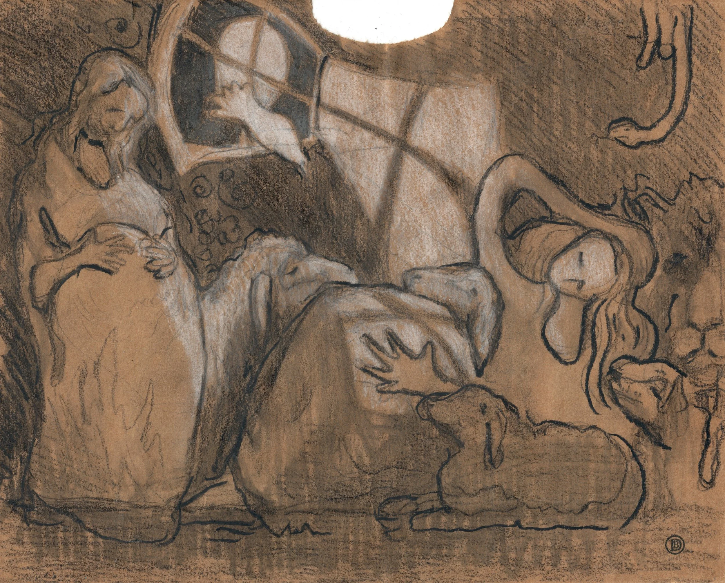 Entering Mary's Pondering Dream in Her 9th Month of Waiting on the Good Shepherd