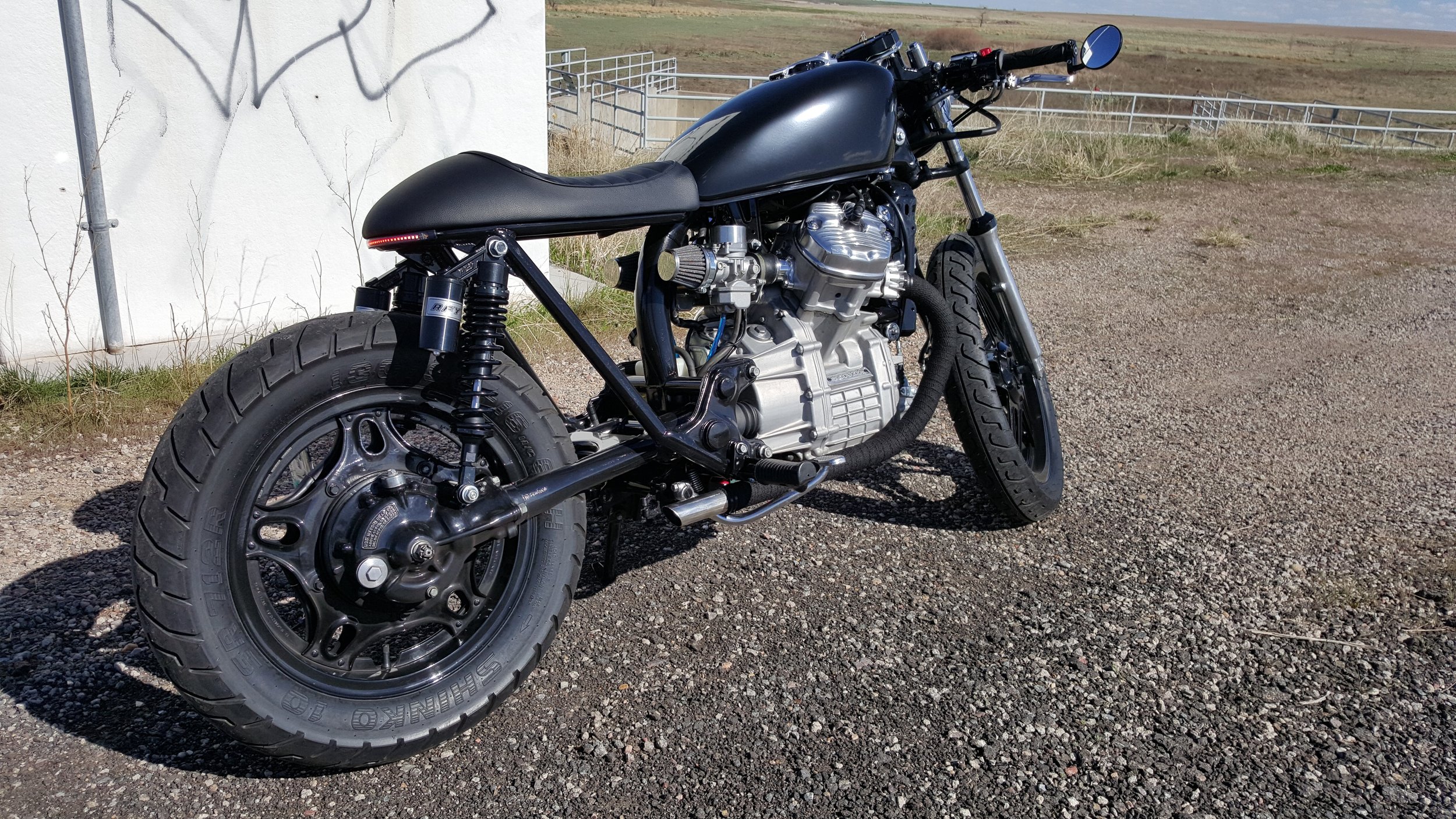 cx500 cafe racer lake motorcycle