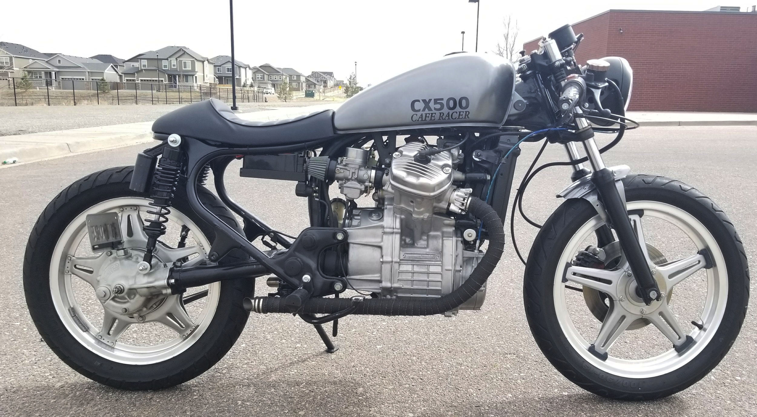 CX500 cafe racer lake moto