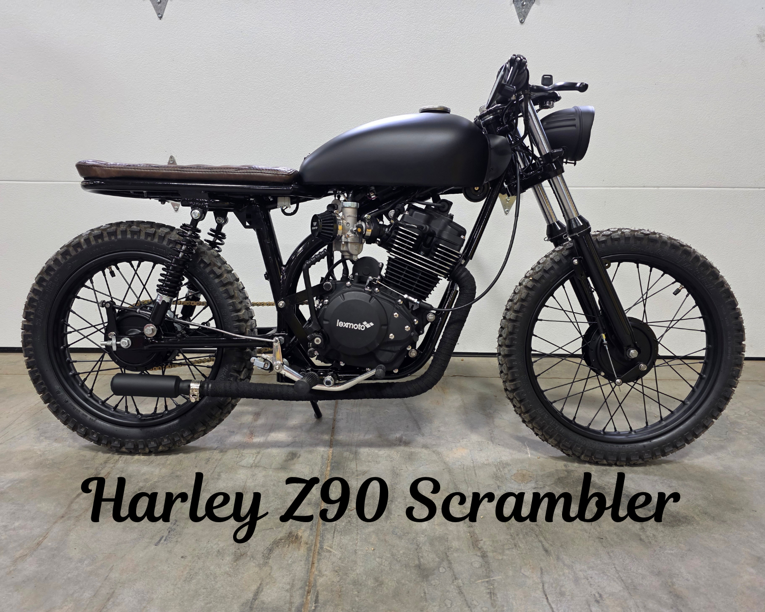 harley amf z90 cafe racer