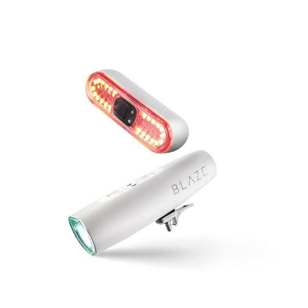 Blaze Laserlight and Burner Price: £150 With a super-bright green laser projection on the front and a 100-lumen string of LEDs on the back, this Blaze light set makes for serious standout.