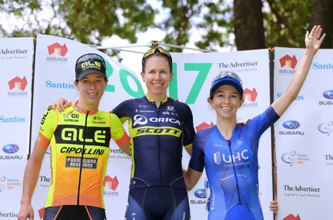 Katie Hall, far right