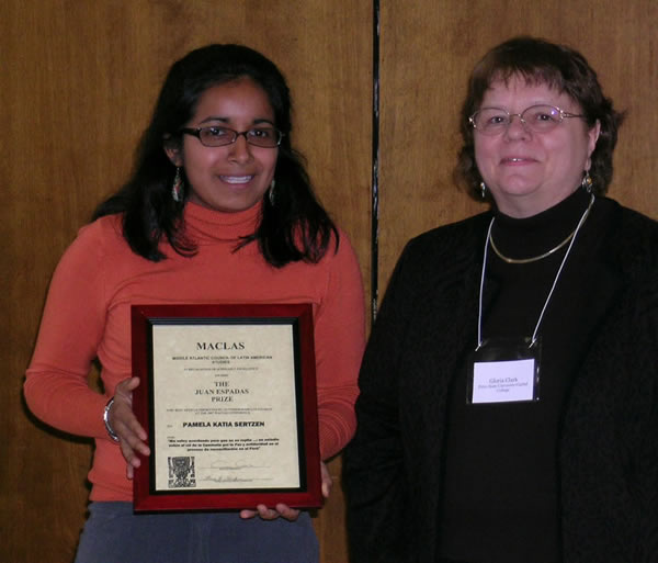 Espada Prize, Pamela Sertzen, Gracia Clark